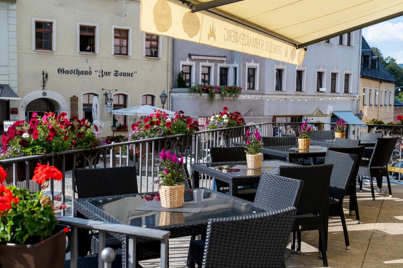 Hotel Ratskeller Schwarzenberg Шварценберг Экстерьер фото