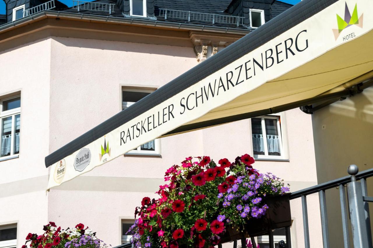 Hotel Ratskeller Schwarzenberg Шварценберг Экстерьер фото